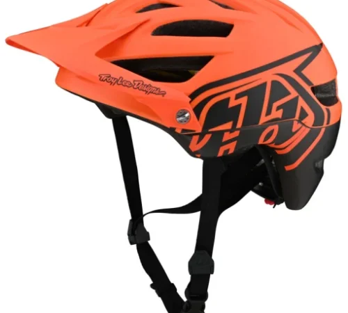 TLD A1 Helmet, Drone Fire Red