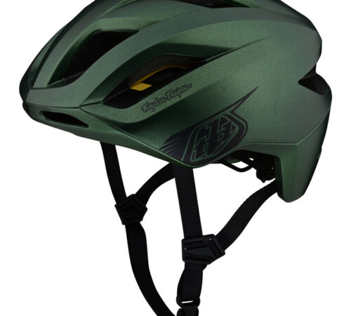 TLD Grail Helmet, Badge Forest Green