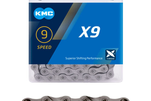 Ketju 9-v KMC X9 Grey, 1/2 x 11/128", 114L