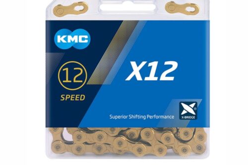 Ketju 12-v KMC X12 Ti-N Gold, 1/2 x 11/128", 126L