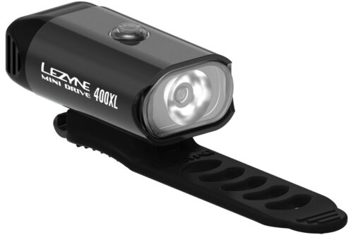 Ladattava led-etuvalo LEZYNE Mini Drive 400XL, musta