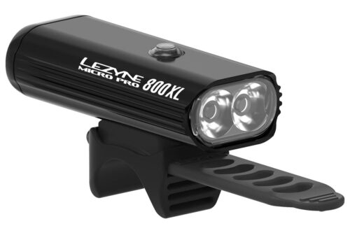 Ladattava led-etuvalo LEZYNE Micro Drive Pro 800XL, musta