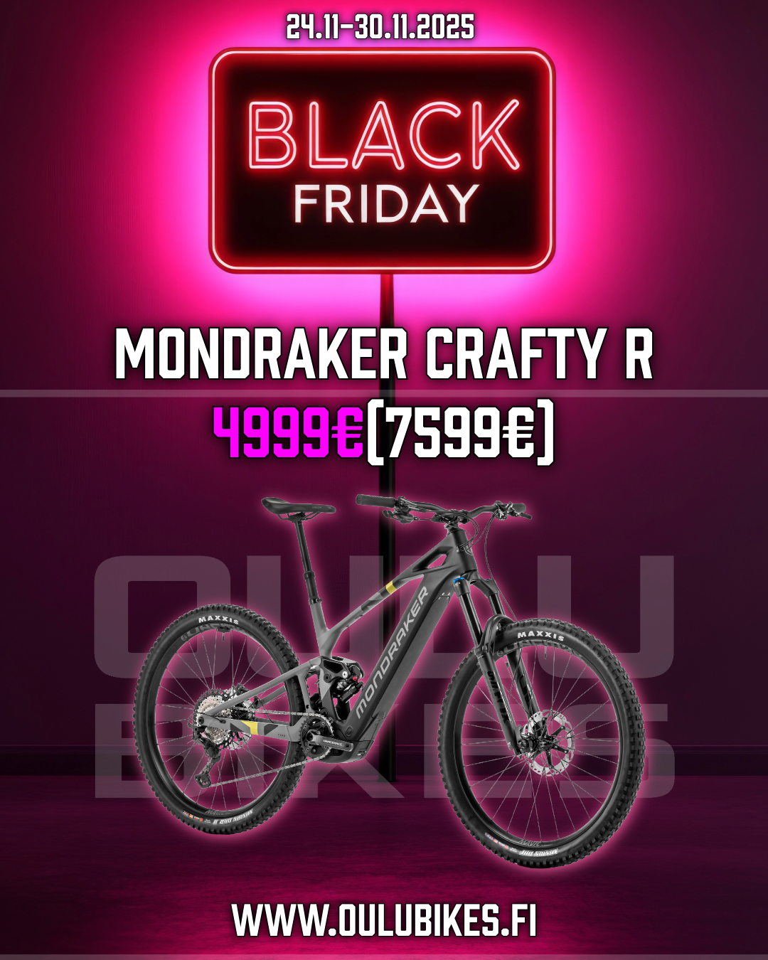 Mondraker Crafty Carbon R 2025 S-koko