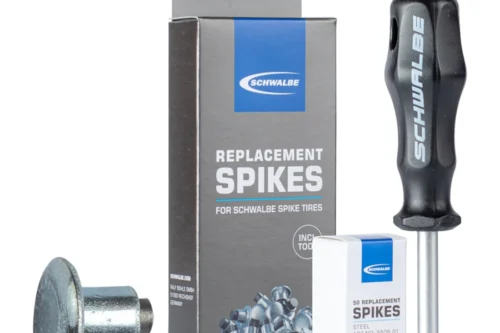 Varanastasarja Schwalbe Spikes Kit 50 nastaa ja työkalu.