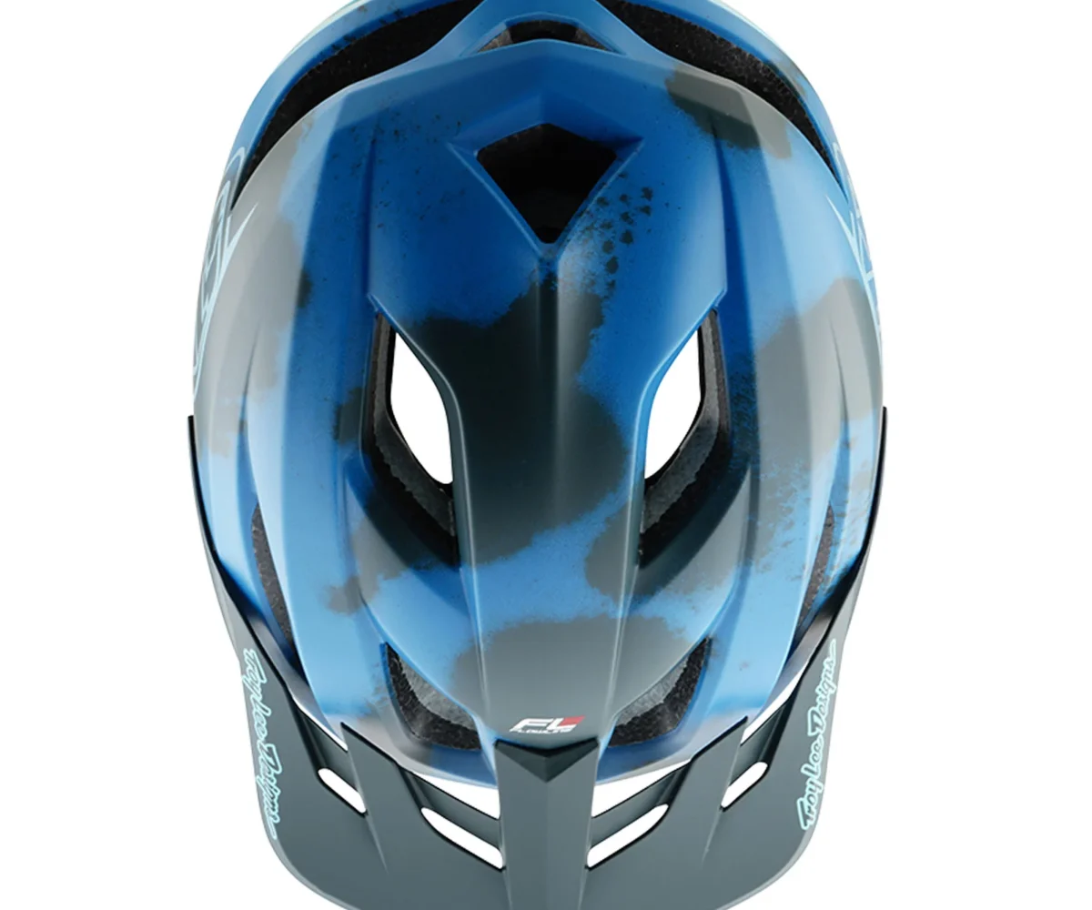 TLD Flowline Se Helmet, Badge Camo Blue - Image 2