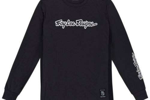 Troy Lee Designs  Skyline Long Sleeve Ride Tee Signature Black