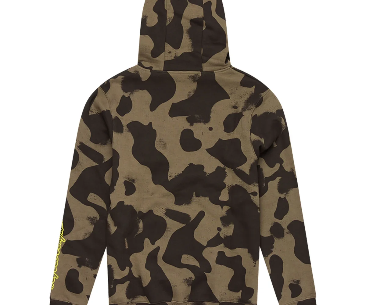 Troy Lee Designs Pullover Hoodie Badge Olive Camo - Image 2