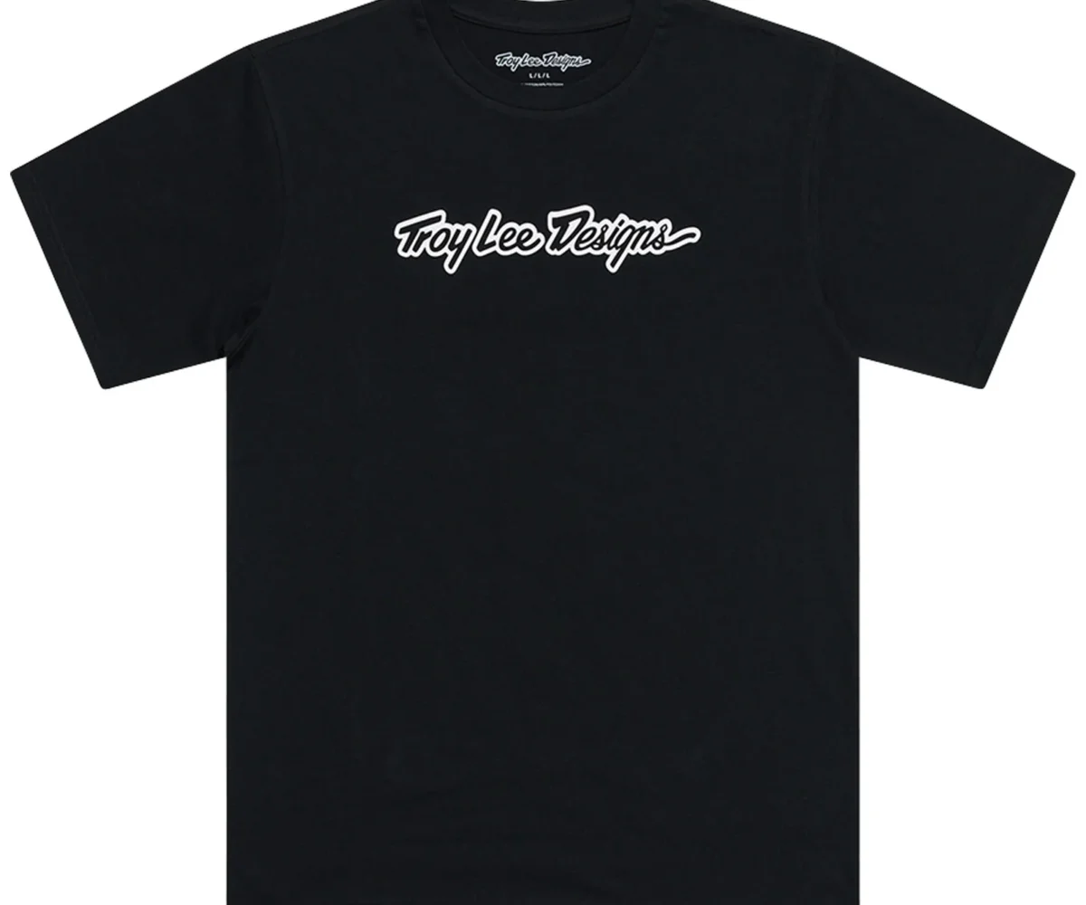 Troy Lee Designs Short Sleeve Tee Signature Black
