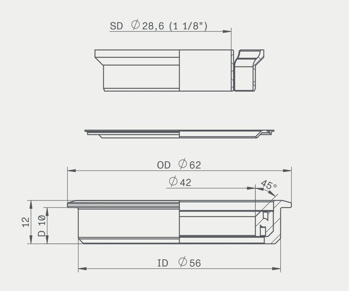 Across zs56 headset upper part - integrated cable routing - Image 2