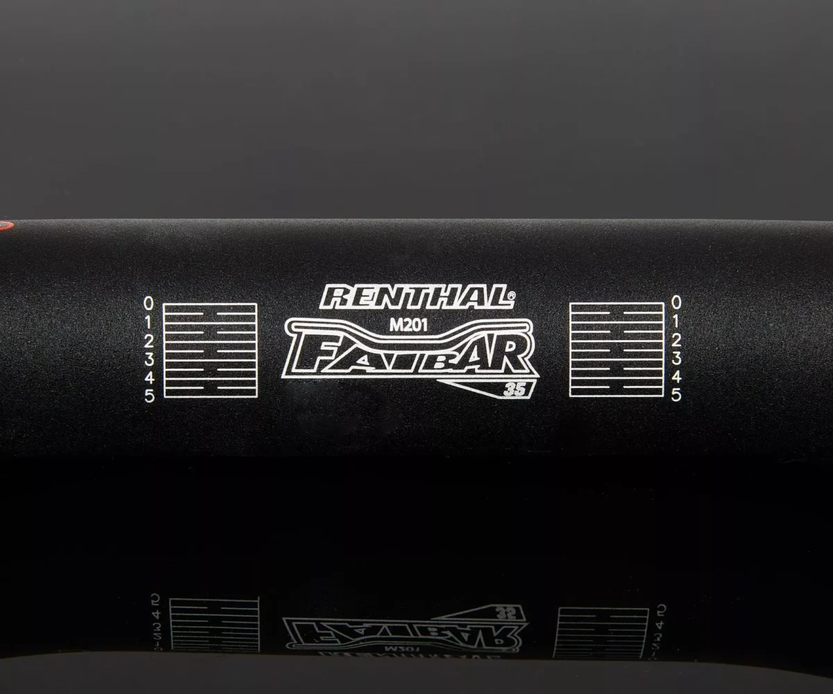 Renthal Fatbar® 35 Riser Handlebar 820 mm - 60 mm rise Black - Image 2
