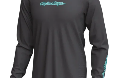 TLD Skyline Ride Long Sleeve Tee Signature Black / Real Teal