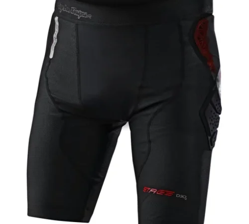 TLD Stage Ghost D30 Short Baselayer, Black