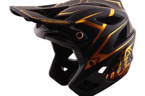 TLD Stage Stunt Helmet, Pinstripe Black